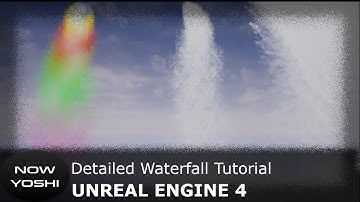 Waterfall | Detailed Tutorial | Unreal engine 4 Particle Systems