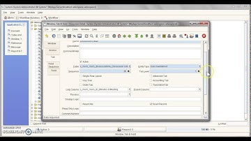 5. Creating a Window with Multiple Tabs || Adempiere