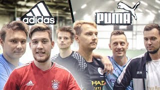 Блогеры ADIDAS vs Блогеры PUMA / играем в УЛИЧНЫЙ ФУТБОЛ!