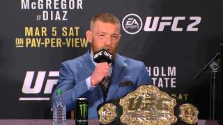 UC 196 Press Conference: Conor McGregor explains emotions after loss