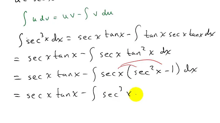 Integration by Parts Example 5