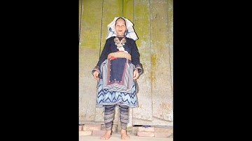 Thêu hoa văn trang phục người Dao || Văn hóa Dân tộc Dao