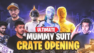 😱 Worlds Luckiest Ultimate Mummy Suit Crate Opening in BGMI Ft. @sc0utOP