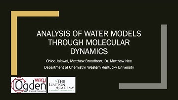 Analysis of Water Models through Molecular Dynamics