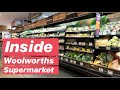 INSIDE WOOLWORTHS SUPERMARKET - walk tour inside Australia's largest supermarket chain