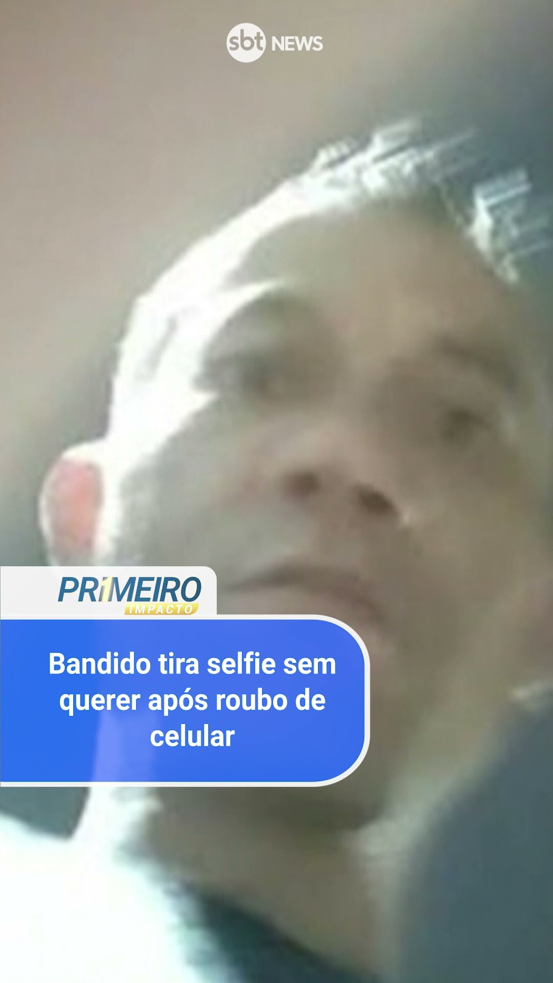 Flagra: Bandido tira selfie sem querer após roubo de celular
