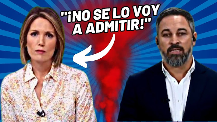 Abascal zarandea a Silvia Intxaurrondo (TVE) por lanzar una grave acusación contra VOX