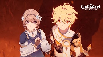 Cutscene Animation: "Overlapping Cataclysms" | Genshin Impact #GenshinImpact #Aether #Lumine