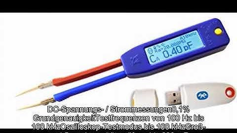 Digital multimeter LCR-Reader-MPA: LCR, ESR, voltage/current, frequency, measurement, diode/LED