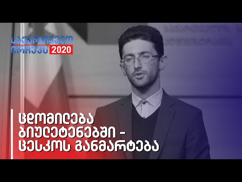 რატომ არის ცდომილება ბიულეტენებში - ცესკოს განმარტება
