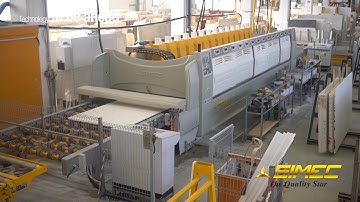 Polishing machine for marble slabs model LM 2100 RX