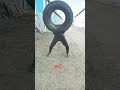 Tire Throw ⚙️ Work Time
