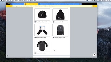 Making a T-Shirt or Merchandise Order Form - With Google Forms and the Payable Forms Add-On