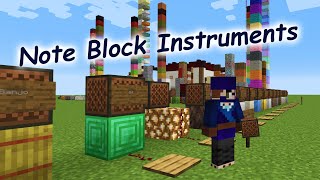 Note Block Tutorial: Note Block Instruments