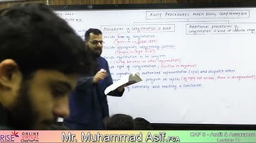 CAF 8 | Sir Muhammad Asif | Audit and Assurance Lecture 71