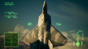 Ace Combat 7 Multiplayer 1v1 - F-22A - Friendly Match