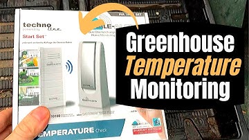 GREENHOUSE TEMPERATURE MONITORING - Set-up & Review (Technoline MA10001)