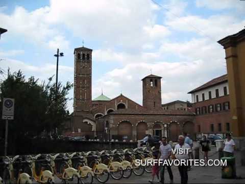 City trip Milan (Italy) - Basilica of Sant'Ambrogi...