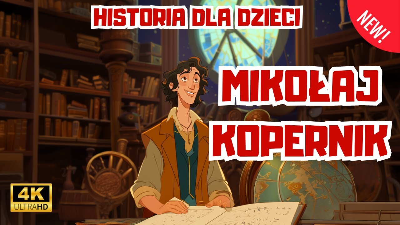 Mikołaj Kopernik Film Edukacyjny Dla Dzieci Mikołaj Kopernik i Tajemnica Kosmicznej Mapy | Bajka historyczna dla