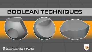 My favorite BOOLEAN techniques in Blender (and how to do them)