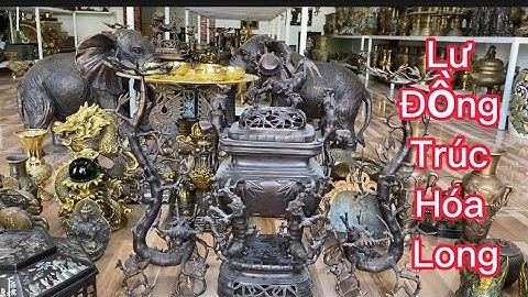 🔴🔴Lư Đồng Trúc _ Rồng Phung Châu _ Tượng Đồng Xưa _ Cặp Tuỳ Hưu  Đồng. Ngày 5/4 #đồcổcầnthơ