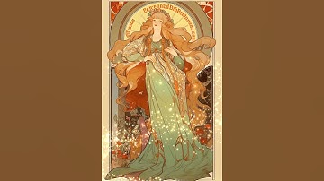 Leo Zodiac MV | Art Nouveau Portrait by Mucha| AI Music and Pictures