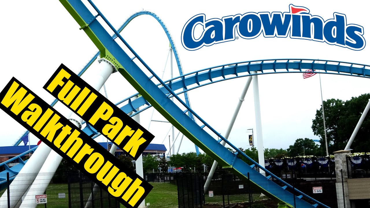 Полное прохождение парка Carowinds с Легендой