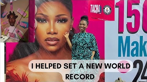 MY EXPERIENCE AS A MODEL FOR TACHA’s GUINNESS WORLD RECORD / DOING YOGA FOR THE FIEST TIME 