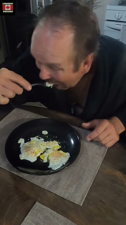 Egg cellent Breakfast  Man's Simple Morning Routine