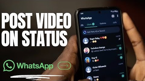 How to Post a Video on WhatsApp Status (Android Guide)