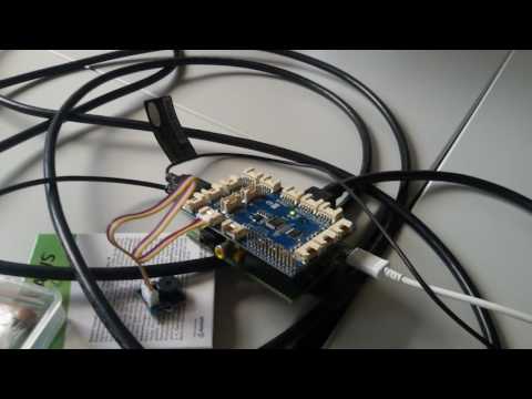 Alarm system using Grove pi + Raspberry pi