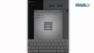 How to Log in to Twitter for the iPad
