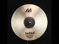 Used Sabian 16" AA Raw Bell Crash - 990g