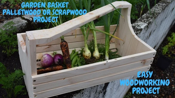 How to make a garden harvest Basket Trug. Easy woodwork.