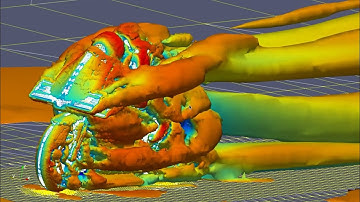 [OpenFOAM] [Tutorial] [Motorbike] Q criterion contour