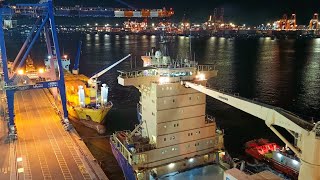 Quay Crane Operation: Daily Routine/MCC PALAWAN MAERSK Cargo Ship For Unloading/ Episode 15