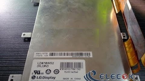 LD070WS2-SL02 7.0" a-Si TFT-LCD Panel for Display