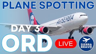 LIVE from ORD Chicago O'Hare International Airport DAY 3 of Plane Spotting ✈  May 16, 2024