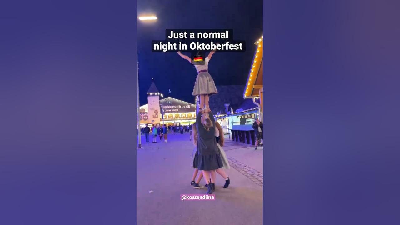 Just a normal night in Oktoberfest Munich 2022 Germany