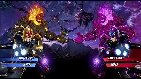 NOVA and Dormammu vs NOVA and Dormammu - MARVEL VS. CAPCOM: INFINITE