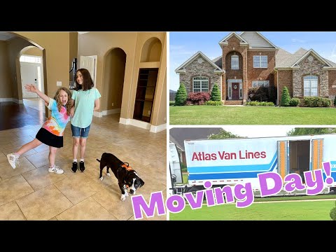 MOVING DAY | Alabama House Tour & Packing Days Vlog