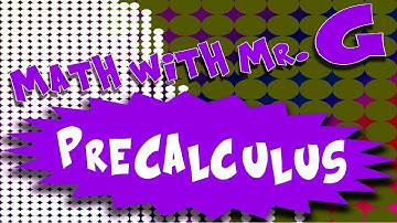 Precalculus - Symmetry and Coordinate Graphs