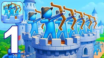 Archery Bastions: Castle War - Gameplay Walkthrough Part 1 New Update All Levels (iOS,Android)