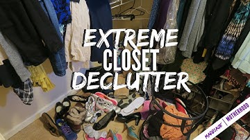 Decluttering my closet 2018 | Master Bedroom | Closet Tour