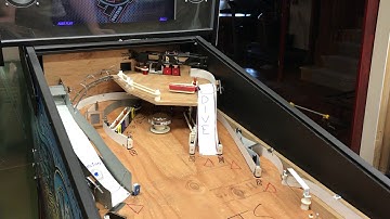 Building a custom pinball - 12 - Shot testing upper playfeild.