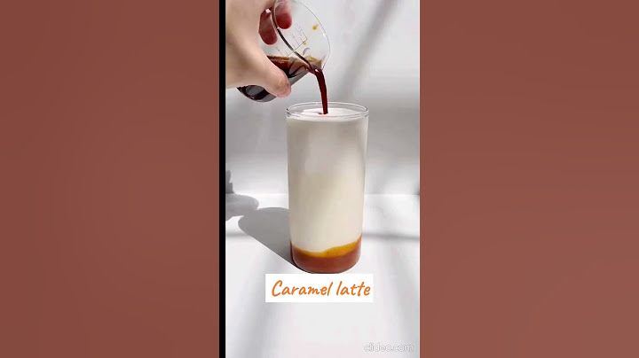 caramel latte #coffee #latte #caramel
