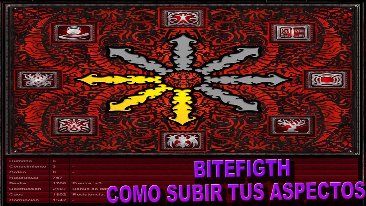 BITEFIGHT!!!! APRENDE A SUBIR TUS ATRIBUTOS Y /MEJORAR TUS