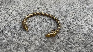 Raven Head Torc Bracelet Viking Jewelry Chinese Supplier Cheap Price