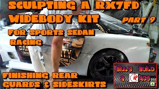Sculpting a RX7FD Widebody kit for Sports Sedan Racing - part 9