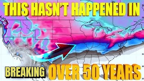 Dit winterweerpatroon is zojuist een van de meest historische ooit geworden